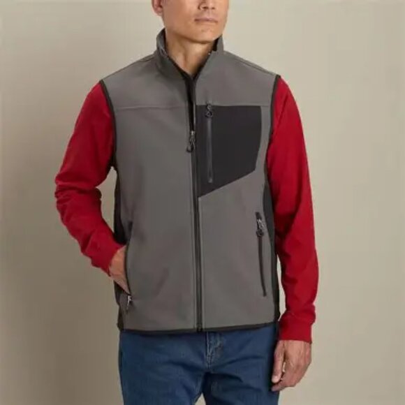 Duluth Trading Co, Men's Black Hills Windfront Vest, Medium, Dark Grey and Black - Picture 12 of 12